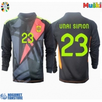 Španjolska Unai Simon #23 Golmanski Gostujuci Dres EP 2024 Dugi Rukav